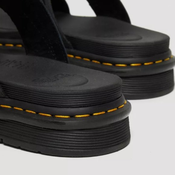 NWOT Dr. Martens Chilton Leather Men's Slide Sandal in Black Size 8M #131 - Picture 11 of 16